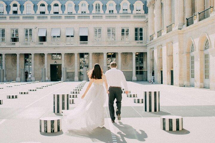Photoshoot incroyable de Colonne de Buren