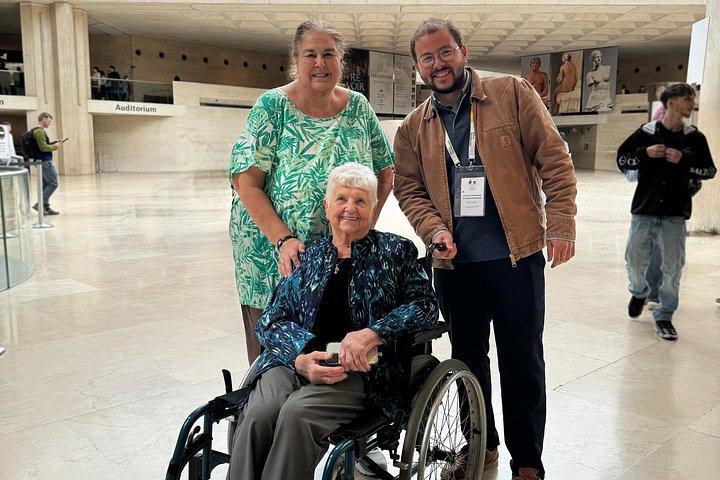 Visite privée accessible en fauteuil roulant du Louvre – Facile et sans stress