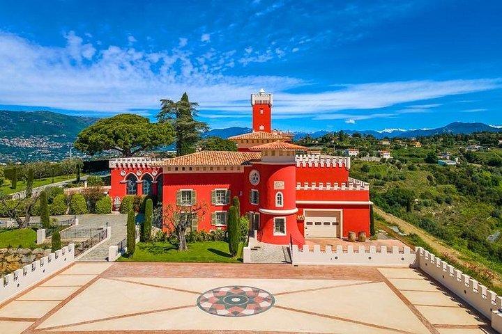 Dégustation de vins dans les collines niçoises et villages médiévaux, visite privée