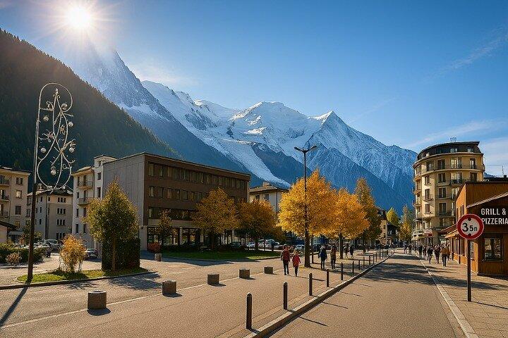 Visite à pied autoguidée de Chamonix avec une application