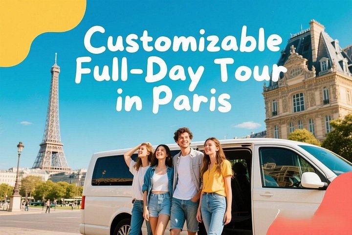 Paris: Visite privée personnalisable d'une journée avec transfert d'hôtel