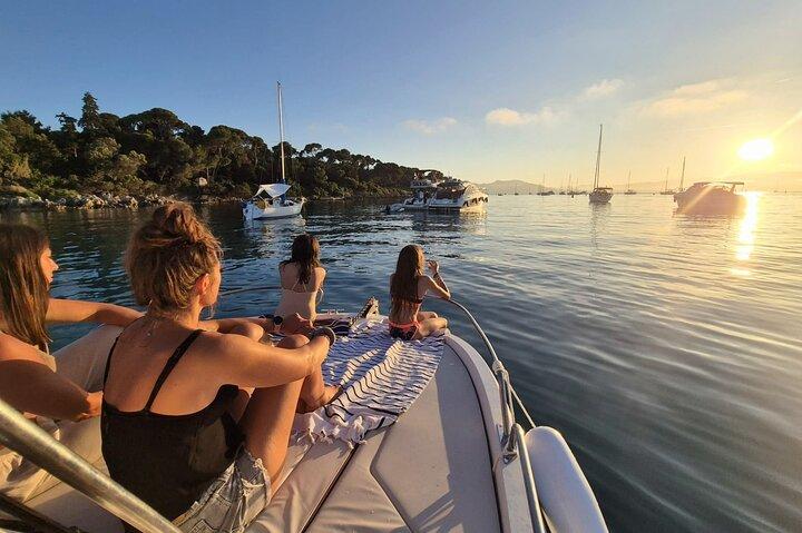 Cannes Soirée détente aux îles de Lérins Bateau privé