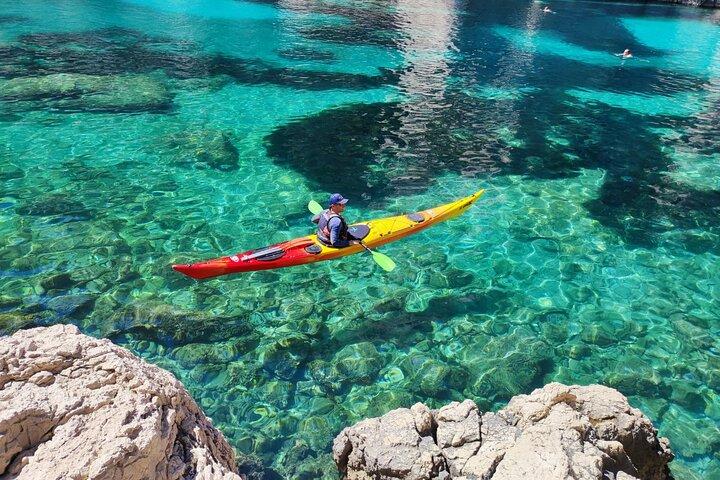 Excursion Guidée en kayak de Mer dans les Calanques