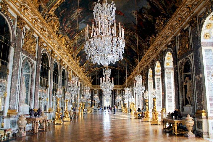 Visite privée d'une journée complète de Versailles depuis Paris en panier de golf et Trianon