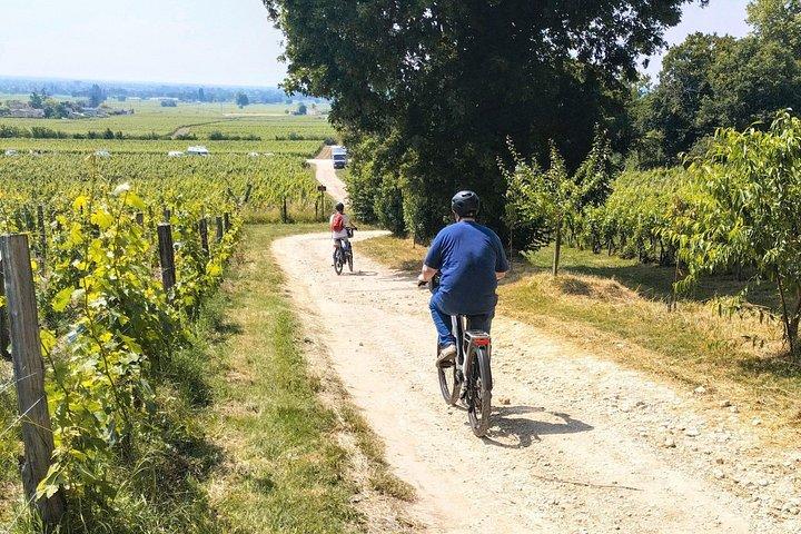 Voyage en vélo électrique avec repas: De Bordeaux à Saint-Emilion