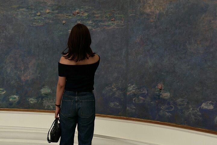 Visite du musée de l'Orangerie avec un artiste
