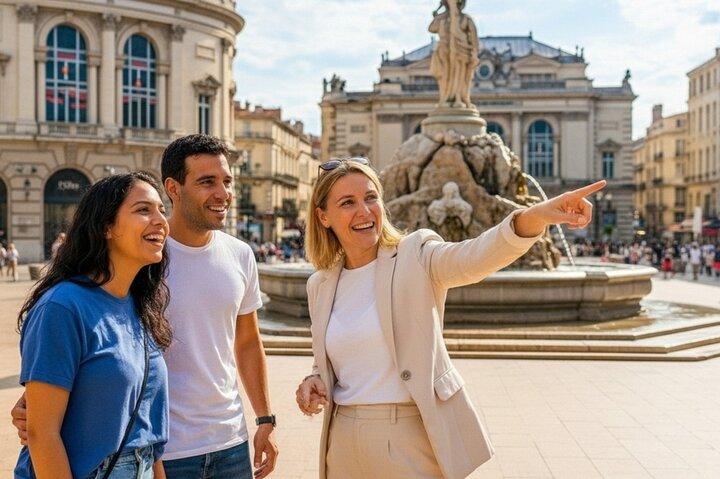 Visite privée à pied à Montpellier avec Guide local