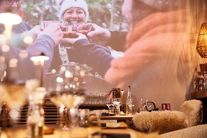 Visite de cave Immersive-dégustation-repas de Noël 100% immersif