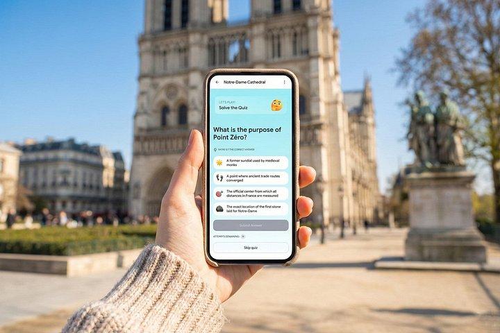 Visite guidée à pied de Paris avec histoires audio et quiz