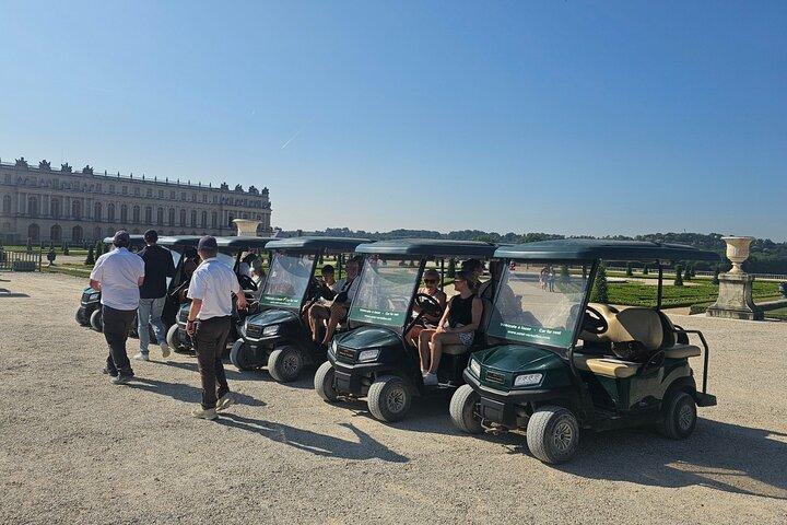 Versailles Golfcart & Bike Visite guidée : Jardins Hameau Fontaines