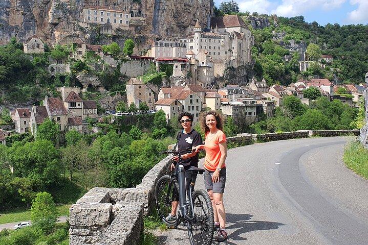 Visite guidée de Rocamadour et de ses canyons en vélo électrique