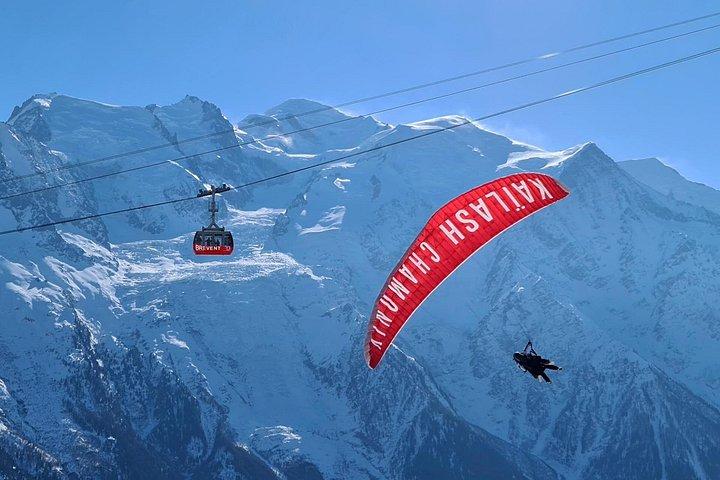 Vol en parapente biplace à Chamonix