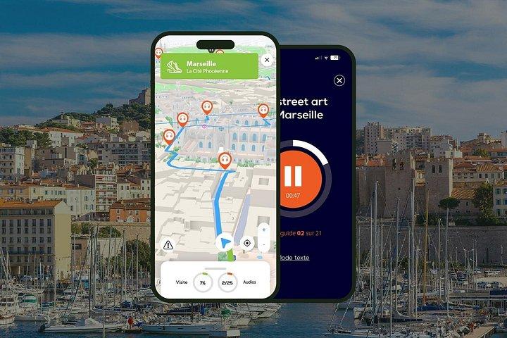 Marseille Visite audioguidée à pied 3h et 24 commentaires audios