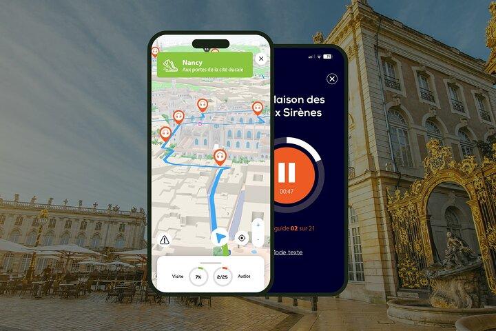 Nancy Visite audioguidée à pied 1h40 et 27 commentaires audios