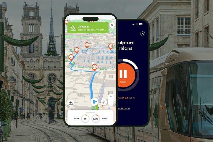 Orléans Visite audioguidée à pied 1h50 et 23 commentaires audios