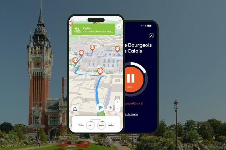 Calais Visite audioguidée à pied 2h15 et 24 commentaires audios