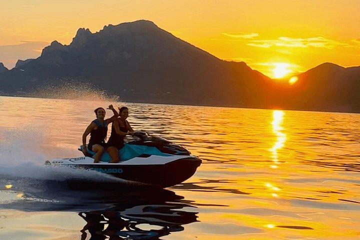 Excursion jet ski Cannes coucher de soleil 1H