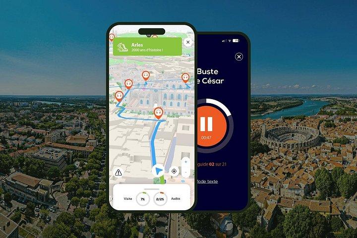 Arles Visite audioguidée à pied 1h30 et 18 commentaires audios