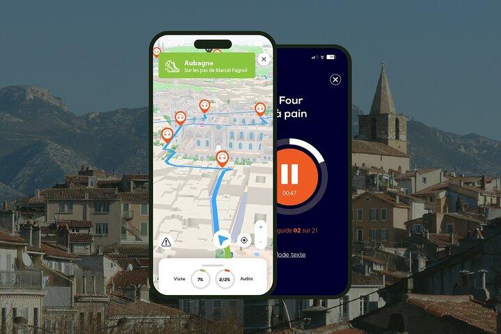 Aubagne Visite audioguidée à pied 1h00 et 18 commentaires audios