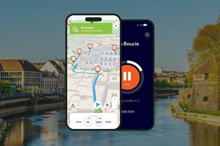 Besançon Visite audioguidée à pied 2h10 et 25 commentaires audios