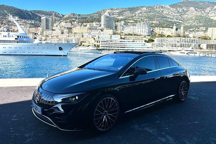 Nice Airport (NCE) to Menton Private transfer by Mercedes