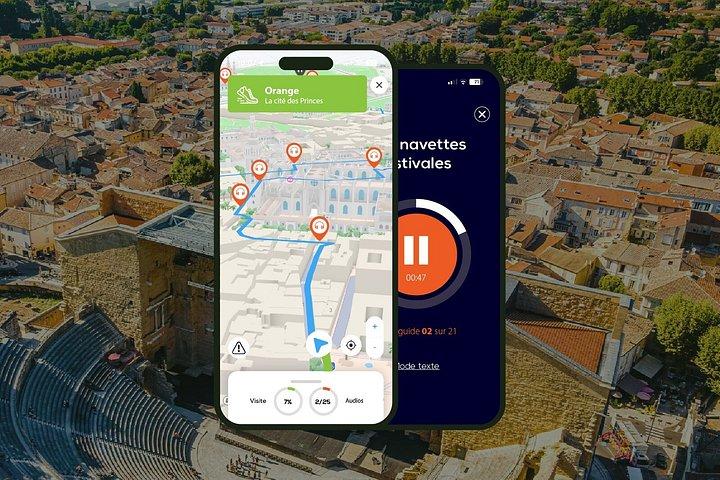 Orange Visite audioguidée à pied 1h10 et 19 commentaires audios