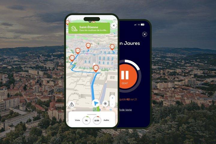 Saint-Étienne Visite audioguidée à pied 1h30 et 19 commentaires