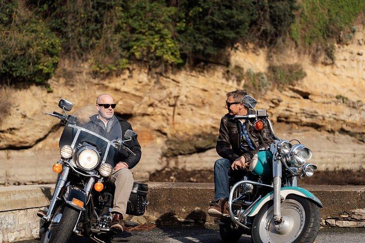 Circuits chauffés vintage Harley Davidsons au Pays Basque