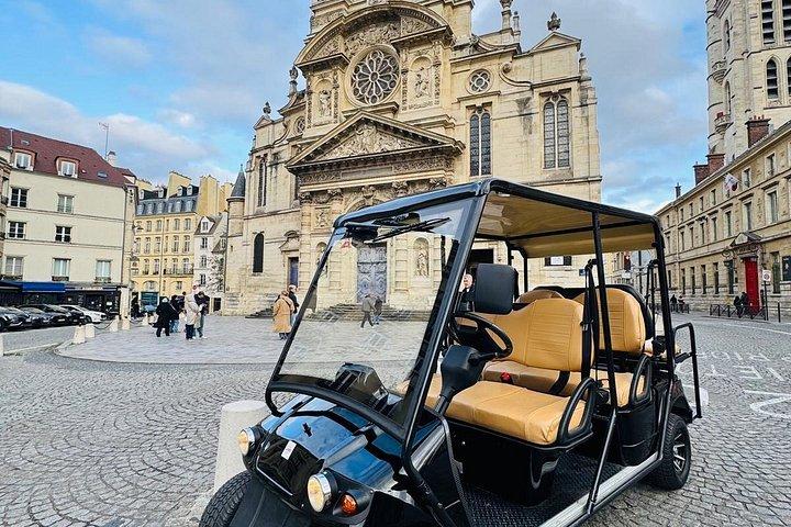 Visite privée à Paris en GOLFCART électrique