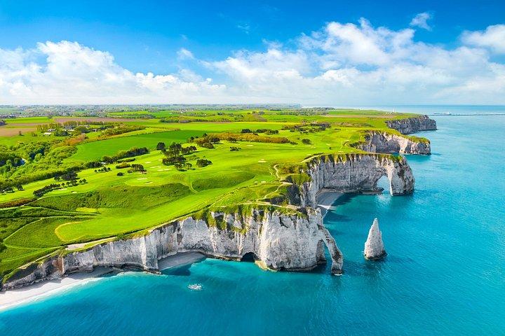 Visite privée des falaises d'Étretat au départ de Caen