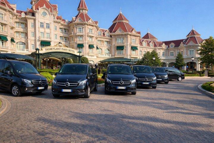 Transfert privé Aéroport CDG à Disneyland Paris, sièges auto