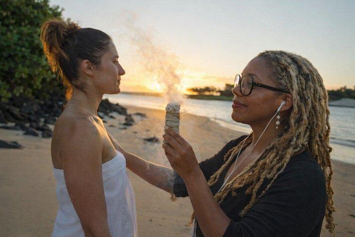 Déstressez-vous avec le travail de la respiration, la musique et les vagues avec un chaman