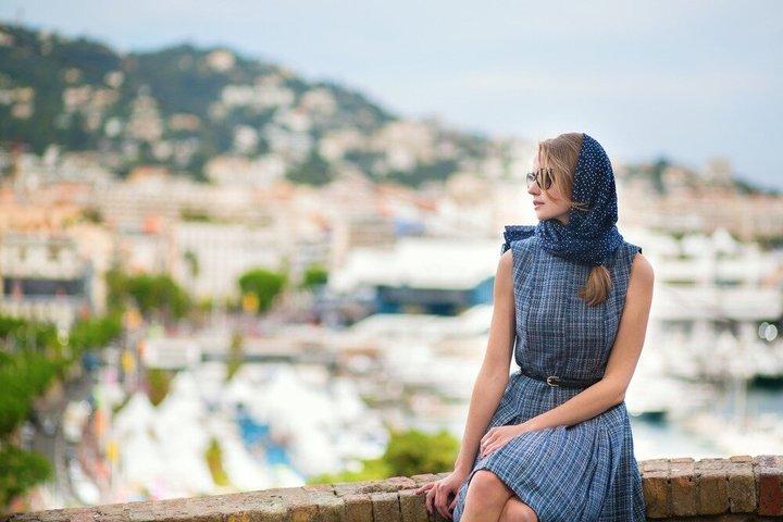 Cannes Private Photoshoot dans le front de mer, le port et la vieille ville