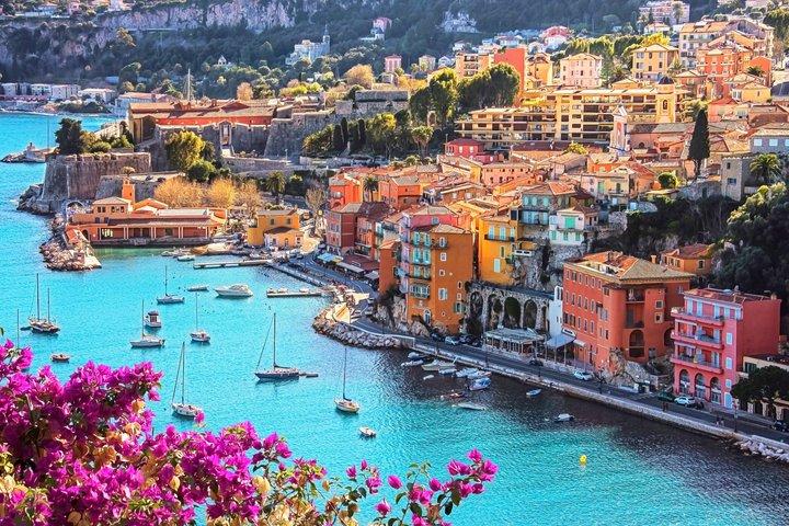 Visite privée de la côte : Grottes de Mala, Eze et villages au départ du port de Nice