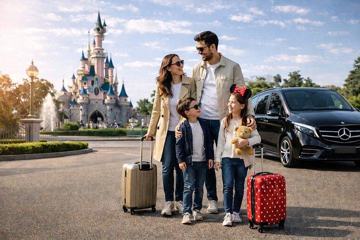 3 Transferts Privés CDG Vers Disney Disney Vers Paris Paris vers CDG