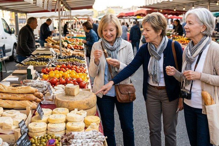 Visite privée à pied dans le patrimoine du marché alimentaire de Lyon