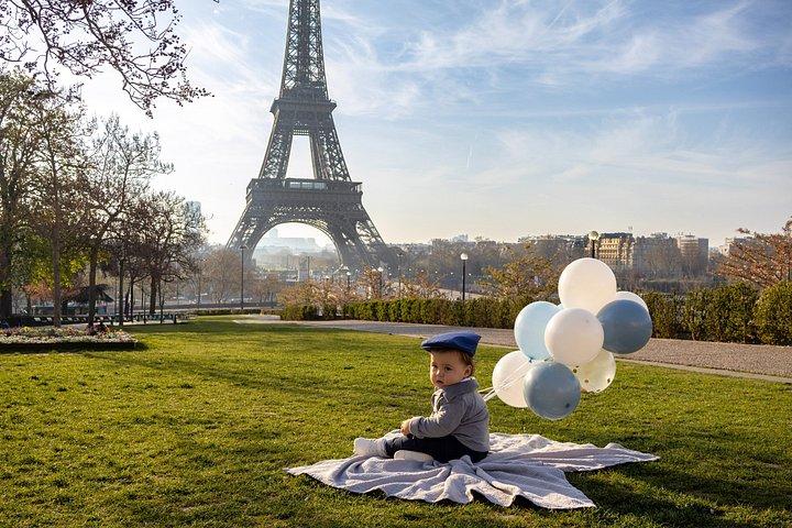 Baby Photoshoot avec la Tour Eiffel !