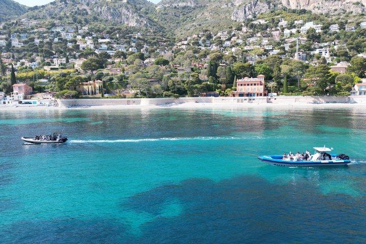 Excursion guidée en bateau d'une demi-journée aux grottes de Mala avec arrêt à Villefranche