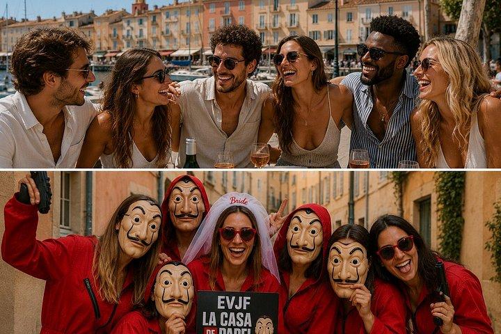 Escape Game en Extérieur thème Braquage En Equipe à Saint Tropez