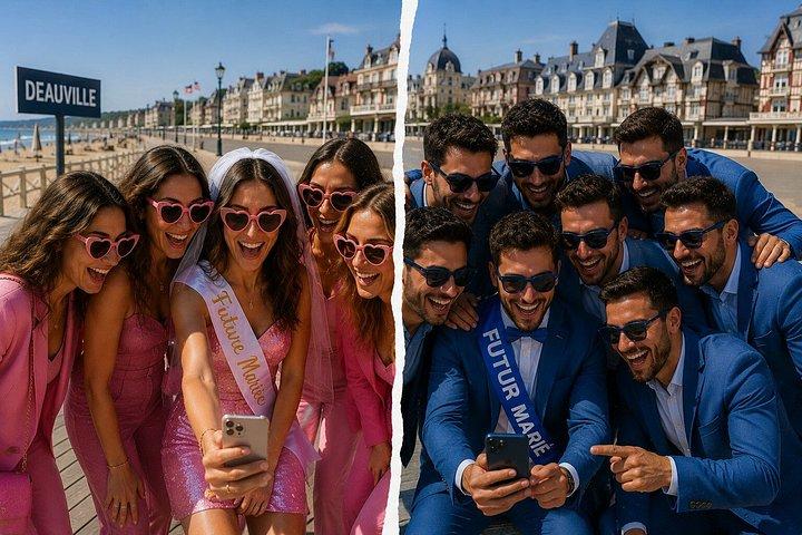 Deauville: Jeu de Piste Spécial Enterrement de Vie de Célibataire