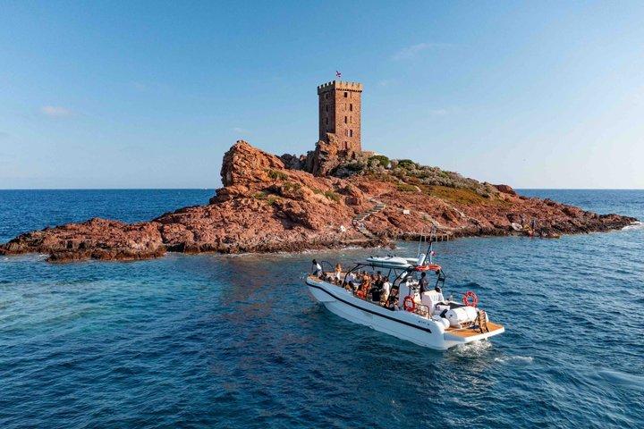 Esterel Calanques Boat Tour from Saint-Raphaël 2.5 Hours