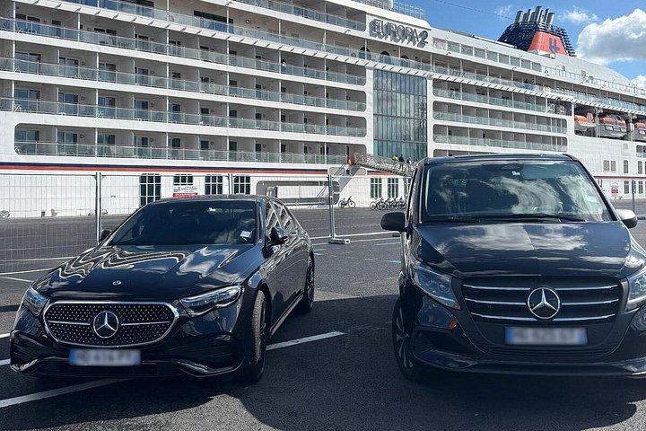 Bayeux à Paris : Transfert privé avec arrêt Giverny en option