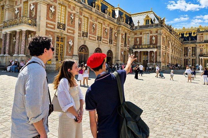 Visite du château de Versailles et du jardin en minivan au départ de Paris avec billet