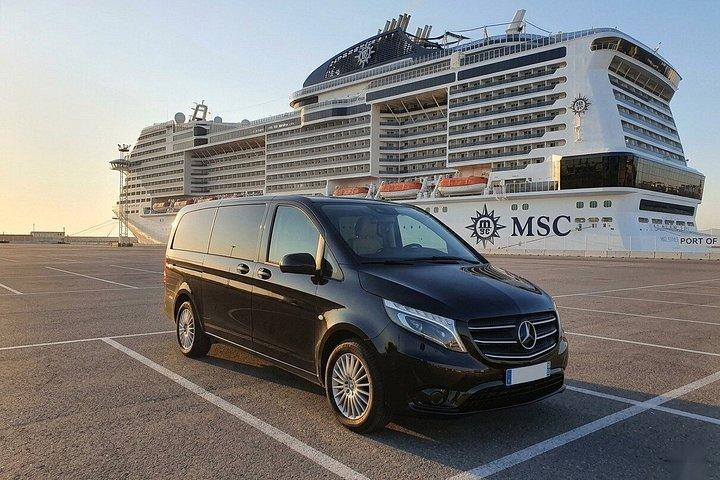 Transfert privé van bateau de croisière à Aix en Provence