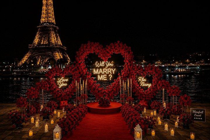 Demande en Mariage Romantique à Paris