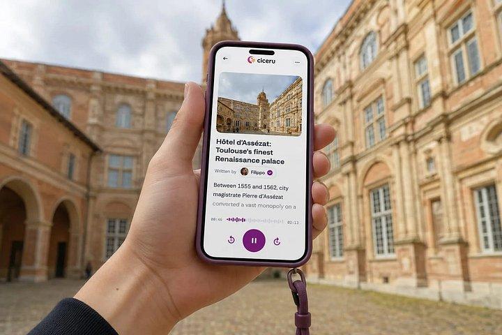 Visite guidée à pied de Toulouse La Ville Rose, audio et quiz
