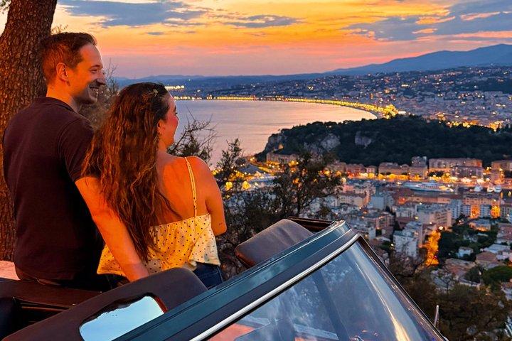 Nice : Tour privé en voiture classique sur la Côte d'Azur