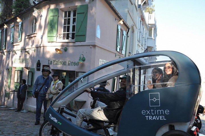 Visite privée de Montmartre en pédicab électrique