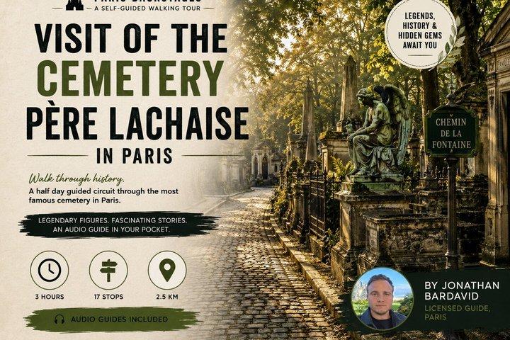 Père Lachaise Cemetery Self Guided Walking Tour with Audio Guide