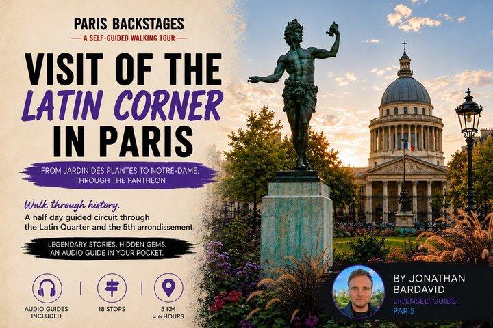 Visite guidée audio autonome du Quartier Latin de Paris